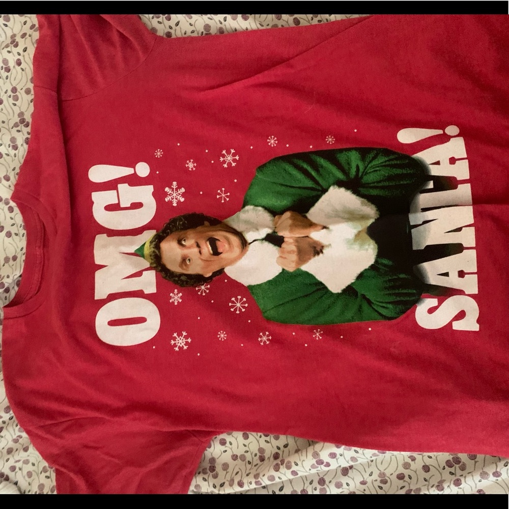 oversized christmas tee